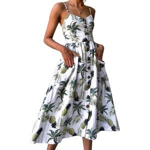 NWOT perfect summer pineapple dress